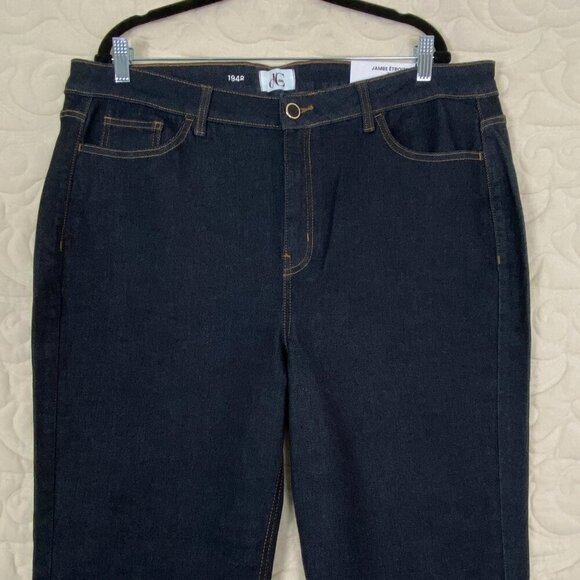 NEW d/C 1984 Slim Leg Jeans Dark Wash Blue Size 20 - Picture 2 of 11